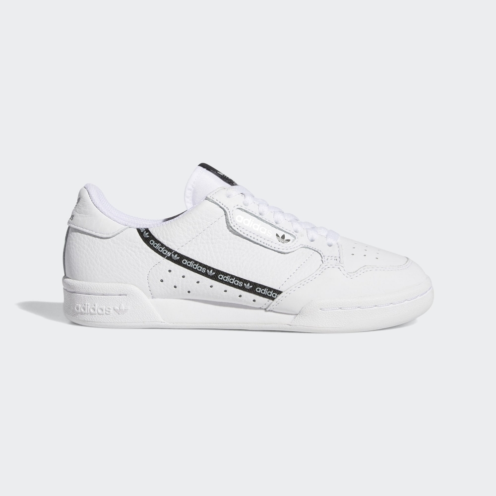 Adidas White / Black CONTINENTAL 80 SHOES - Picture 3 of 11